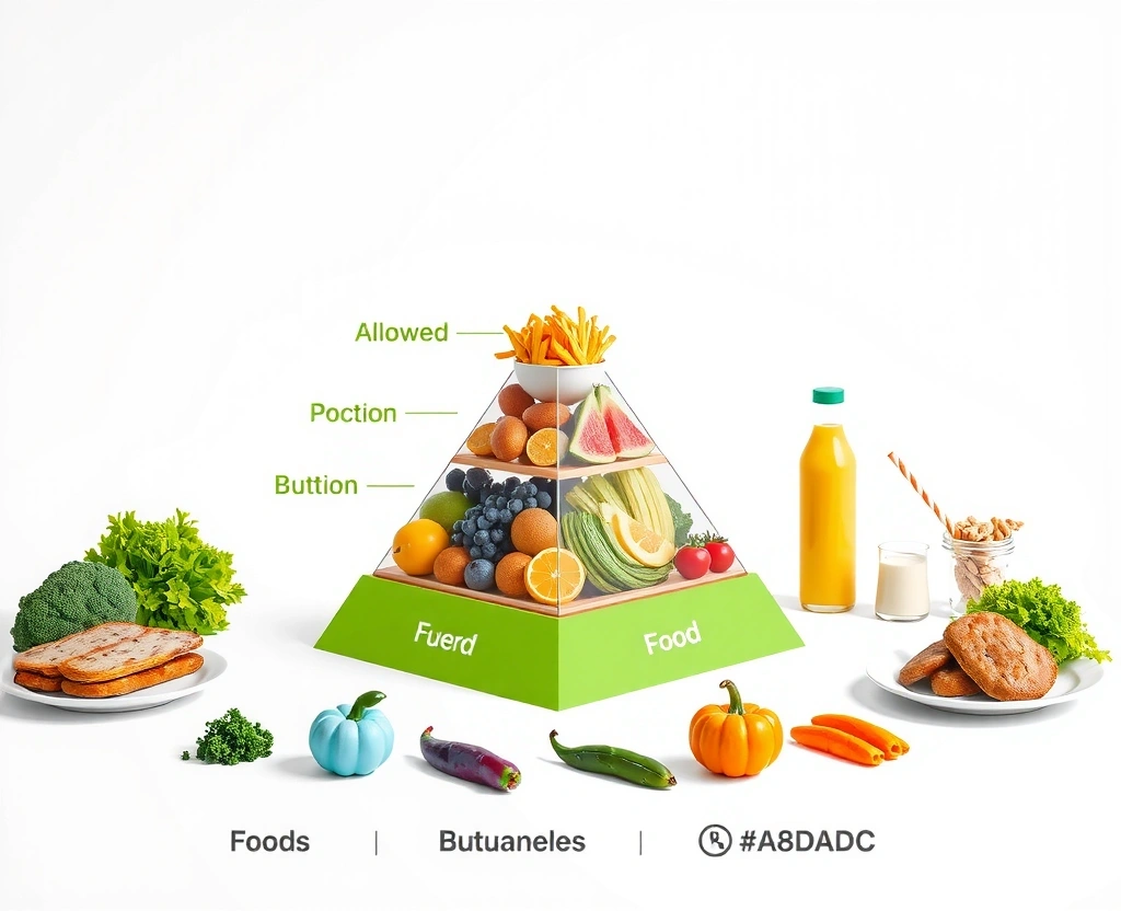 Phase 3 personalization showing customized food pyramid and balanced diet recommendations