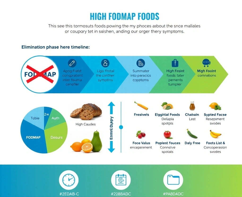 Phase 1 elimination process infographic with timeline and food elimination checklist